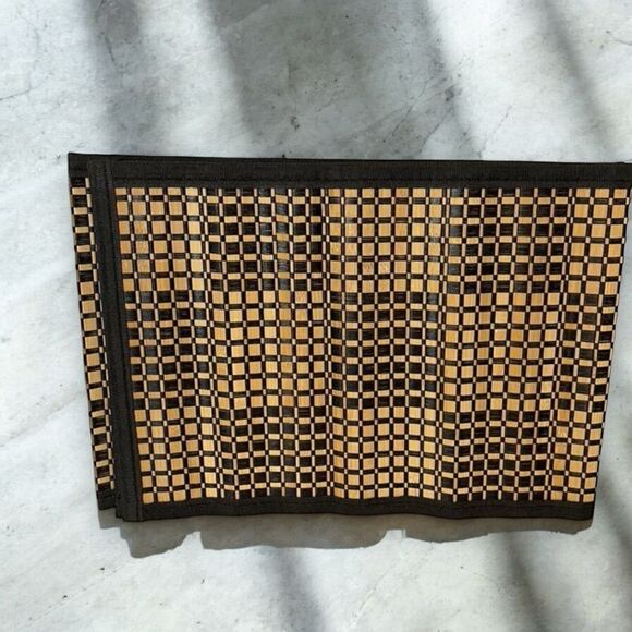 Bed Bath & Beyond Bamboo Table Runner in Black Checkers 13” X 90” - Picture 12 of 15